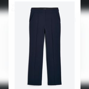 Carissa High Rise Pleated Straight Pants (Women Size 12)